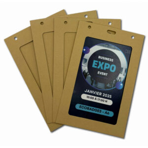 PORTE-BADGE CARTON A6