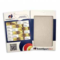 PORTE-BADGE CARTON A6 PERSONNALISE