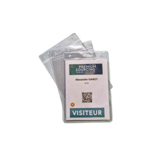 PORTE-BADGE PET RECYCLE A6