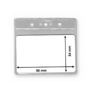 PORTE-BADGE SOUPLE HORIZONTAL